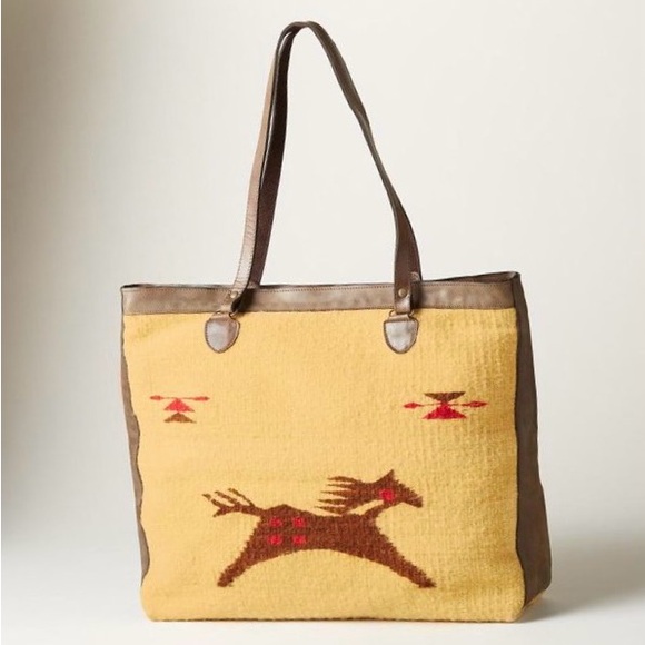 ISO MZ FAIR TRADE MZ MADE SUNDANCE CATALOG WILD HORSES TOTE ***DO NOT BUY*** - Picture 4 of 4